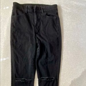 American Eagle black skinny jeans